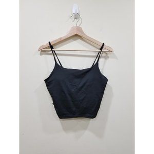 Lululemon Dupe |  Black Crop Tank | Large